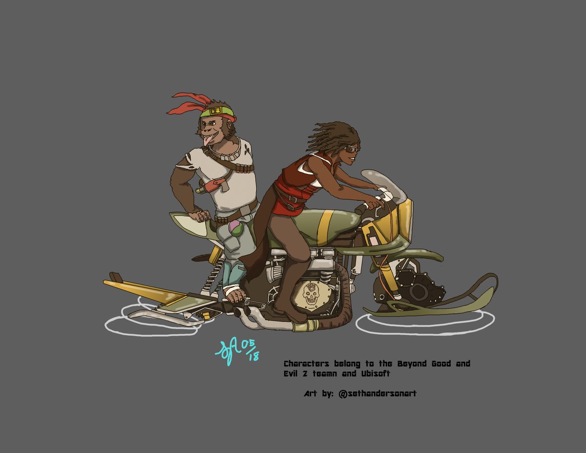 Beyond Good And Evil 2 Sethandersonart Thank You For Your Support And The Gorgeous Fan Art Twitter
