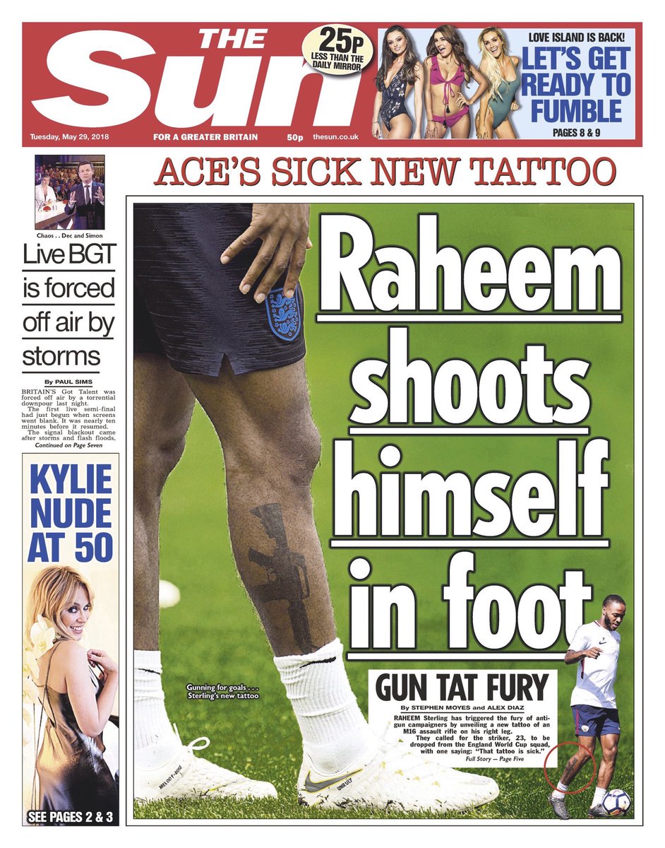 MoreThanNinety's tweet photo. In this weeks addition of how ‘The S*n’ can abuse Raheem Sterling... https://t.co/GeHeaCAHhE