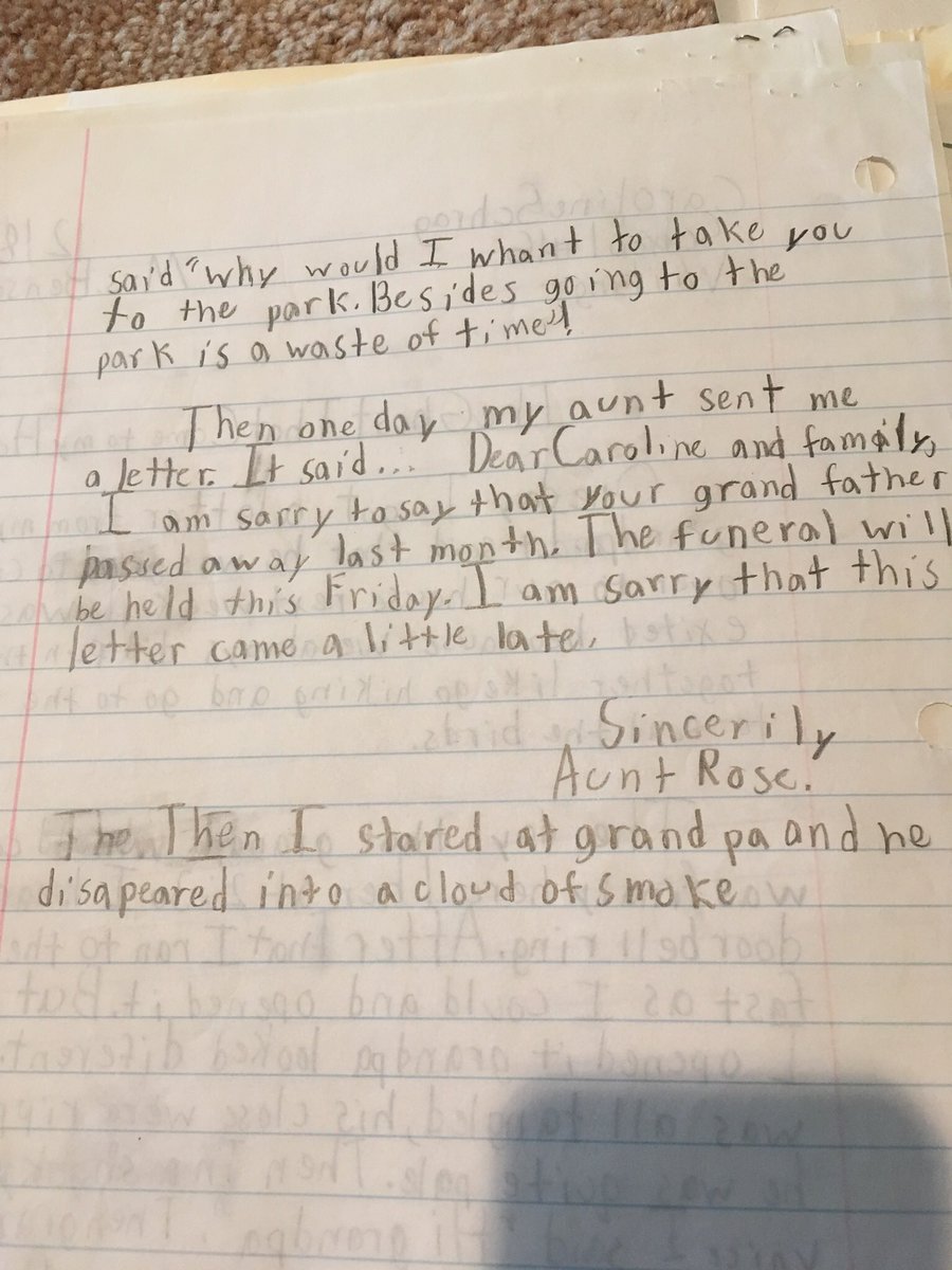 CarolineSkrag's tweet photo. I would like to take this moment to let everyone know I was a master of horror and suspense at the tender age of 8. #FirstTweetInForever #JordanPeeleWHO?? @JordanPeele https://t.co/99zlrXUUyD