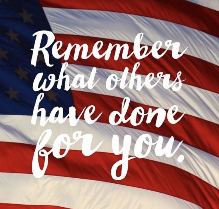 VrSaunders's tweet photo. T H A N K  Y O U ! ! #memorialday #thankyou https://t.co/z5SaKvPR6v