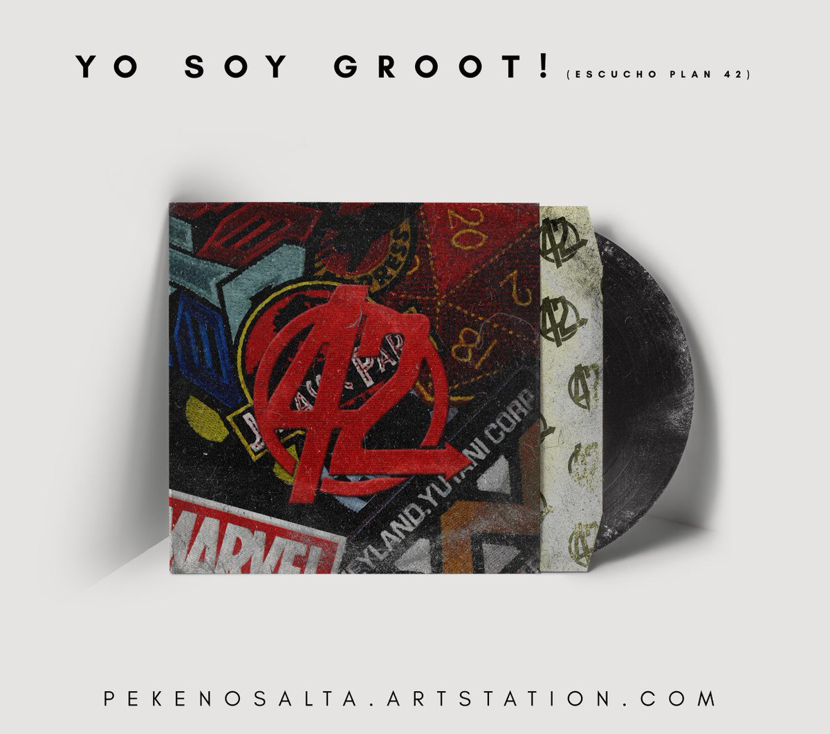 plan42podcast's tweet photo. Seguimos vivos, solo que en estado de larvación. Pronto nos tendréis. #YoSoyGroot! #Plan42 #Podcast #vinilo
Diseño hecho por @pekenosalta 😋 https://t.co/EOUOf1szBP
