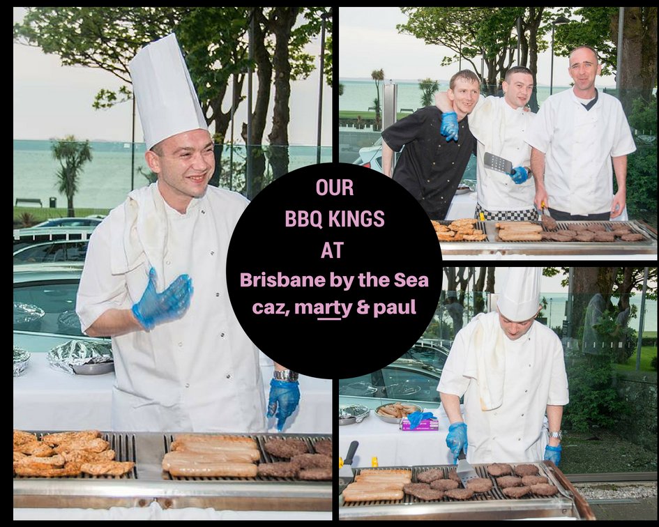 Exclusive Weddings at Brisbane by the Sea - enjoying the wedding BBQ......Check out our facebook page....