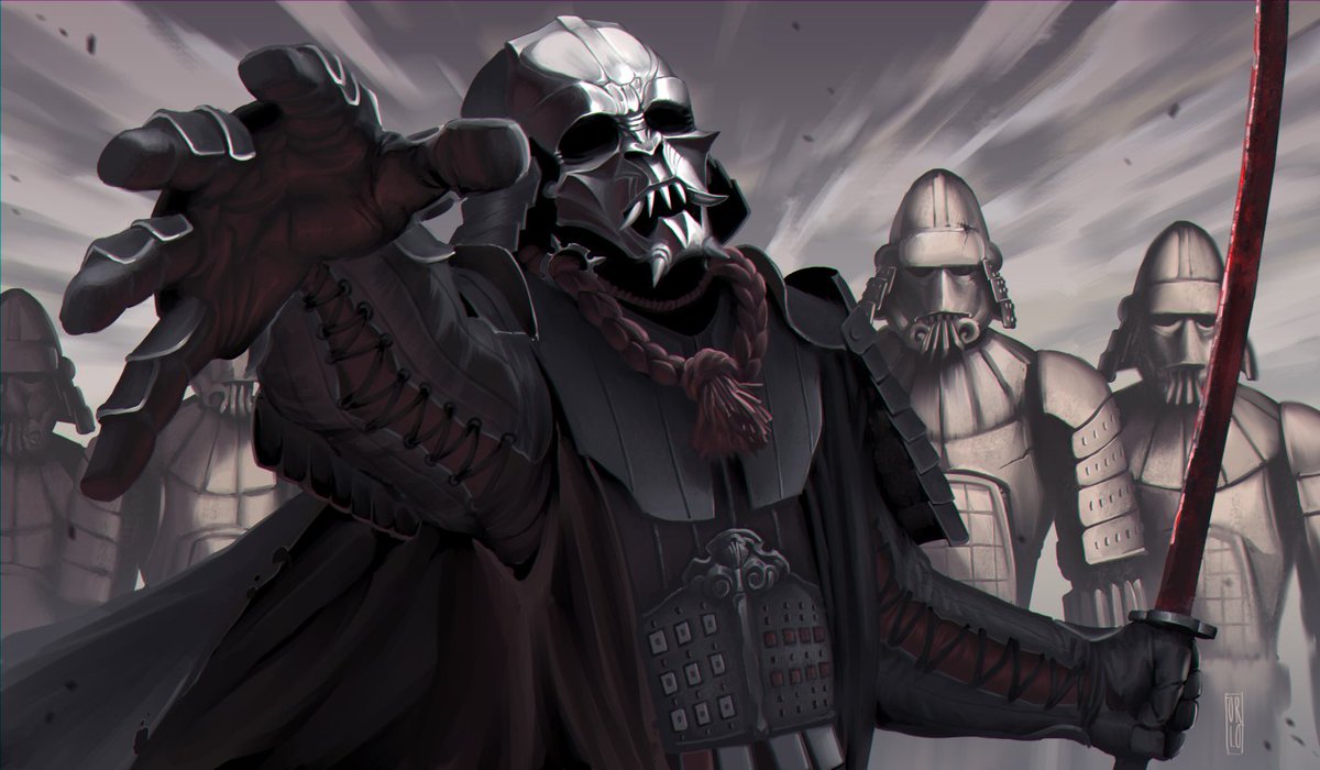 doartnow's tweet photo. #DarthVader #samurai a cocktail i wanted to try for a long time. Glad i finally found a couple of days for drawing it! https://t.co/zUh6pT9nJp