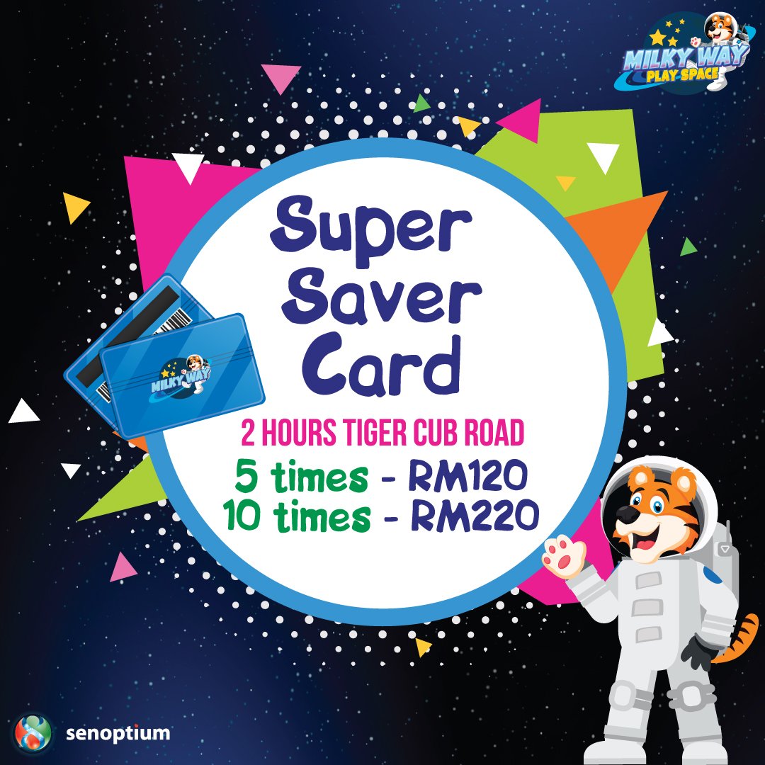 milkywayps's tweet photo. 🚨 AWESOME DEALS 🚨 

SAVE MORE with Milky Way Play Space #MonthlyPass and #SuperSaverCard in Paradigm Mall Petaling Jaya!

For more information, please get in touch with our team: 012-606 7550 ☎️ 

#milkywayplayspace #senoptium #paradigmmall #petalingjaya https://t.co/0OJNzWIuEI