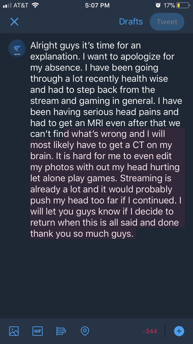 Frostt316's tweet photo. PLEASE READ - Where I have been. https://t.co/DcEroyOF8A