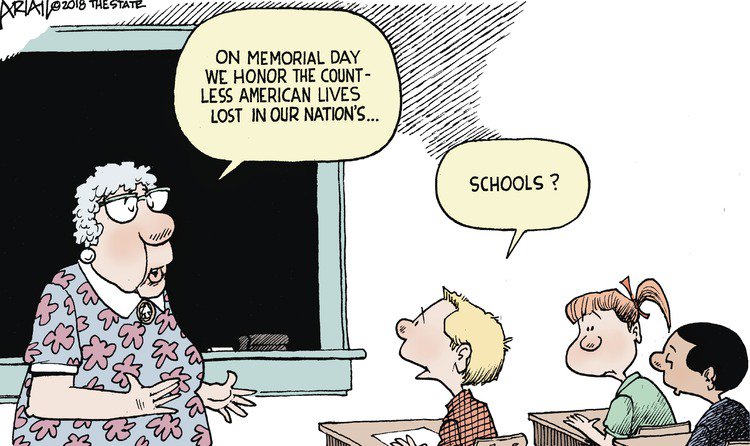RobertAriail's tweet photo. #MemorialDay
#PublicSchools = #IndoctrinationCenters 
#DemocratLiesMatter #DontGetFooledAgain https://t.co/1QTz7a86wB