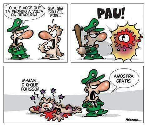 fabiopvictor's tweet image. Nessas horas nunca é demais republicar esse cartum certeiro de Hector