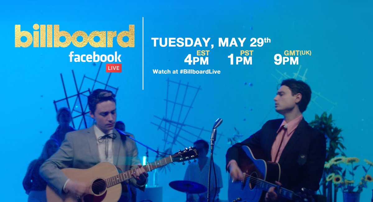 We’re performing for <a href="/billboard/">billboard</a> tomorrow! You don’t need to buy a ticket, you don’t need to climb a fence, all you gotta do is stream that good stuff... love Henry and Ru #billboardlive 💙🎉🎸🥁
