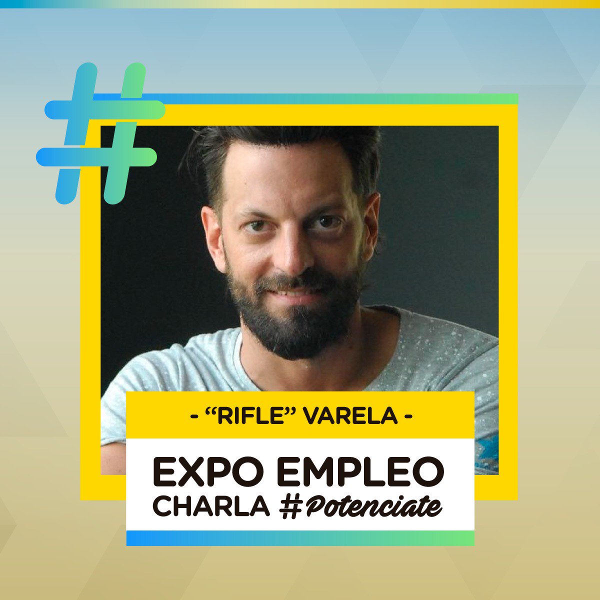 riflevarela's tweet photo. #Potenciate en #ExpoEmpleo Los espero este miércoles 30/5 a las 17 hs en La Rural. Pueden inscribirse en https://t.co/YQVKGkFtIo cc @BAJoven https://t.co/vrOU0gzXge