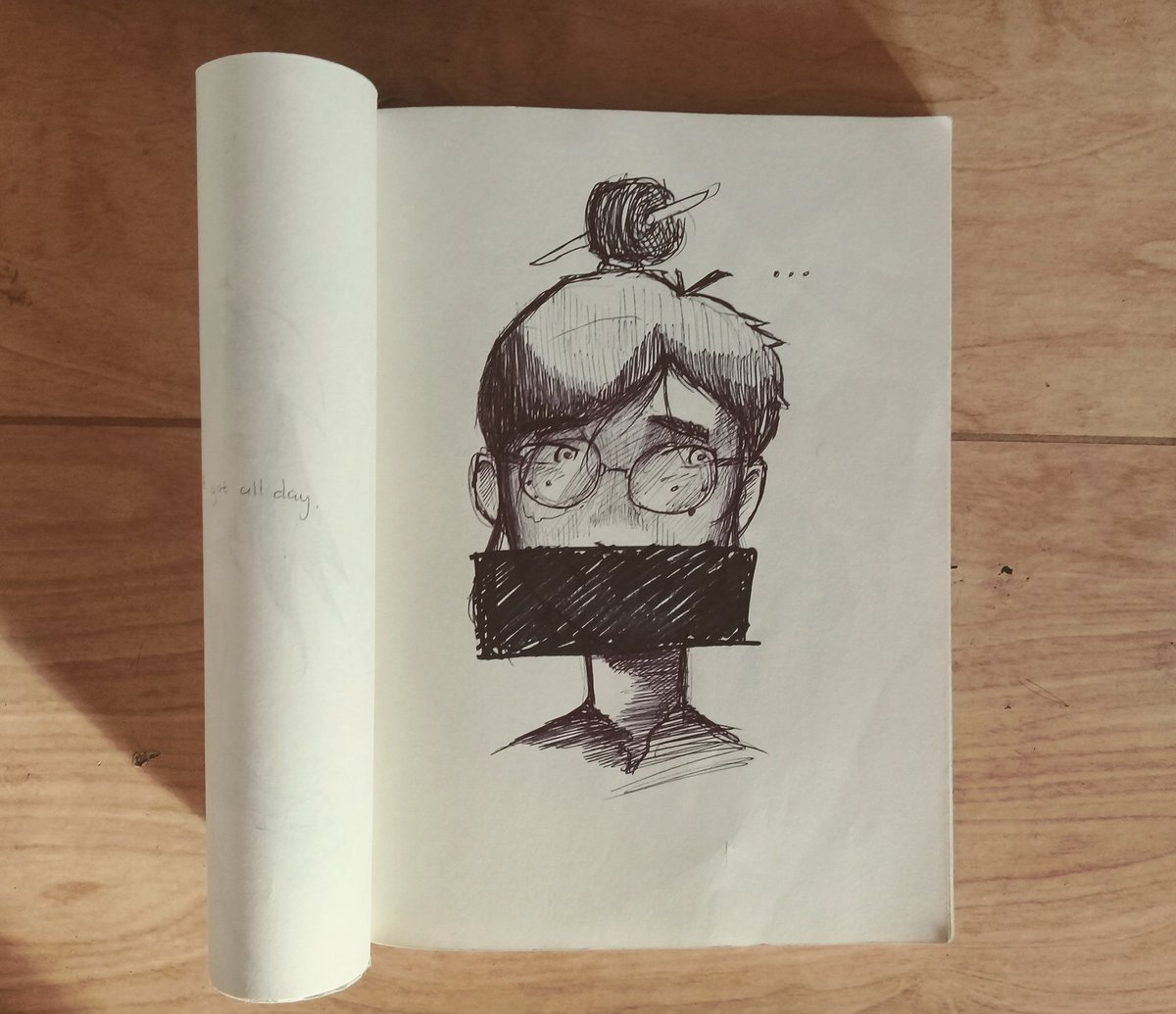 Yosining's tweet photo. "Speak up dear, we ain't got all day"
If only i could, i would.
I shouldn't, so i won't.
Ig:_aldousart
#oldjournal https://t.co/N4xzzVT5WE