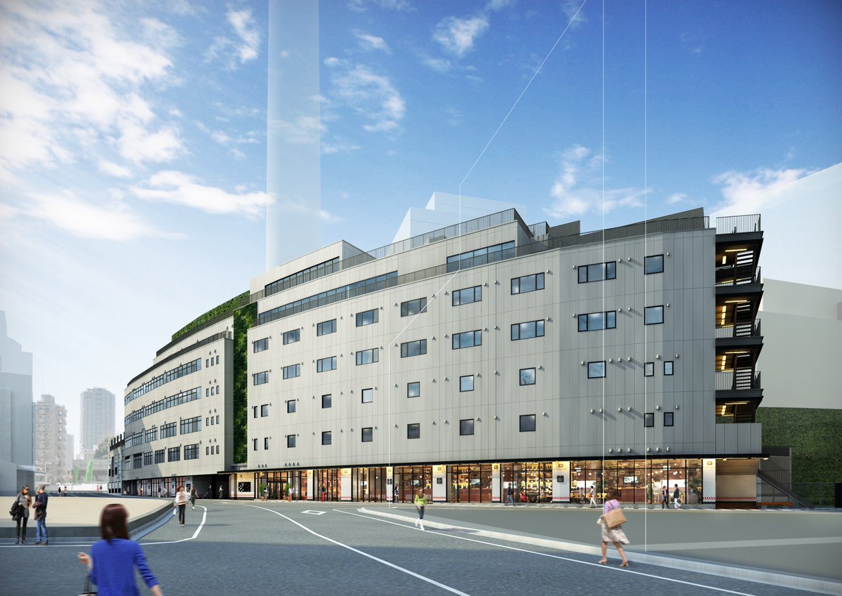 渋谷文化 今秋開業の 渋谷代官山rプロジェクト の施設名称が 渋谷ブリッジ に決定 グーグルの入居が決まっている 渋谷 ストリーム と同じく 東横線線路跡地の再開発プロジェクトの一つ なぜか建物全体が弧のようなrを描いています このrデザインの