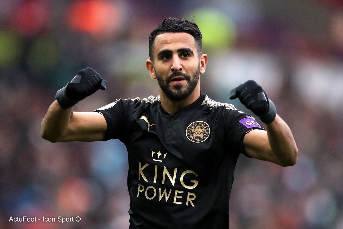 ActuFoot_'s tweet photo. 🔴 Leicester est sur le point d'accepter une offre de 85 M€ de Manchester City pour Riyad Mahrez. (@MailSport) https://t.co/NPZsDI9hAv