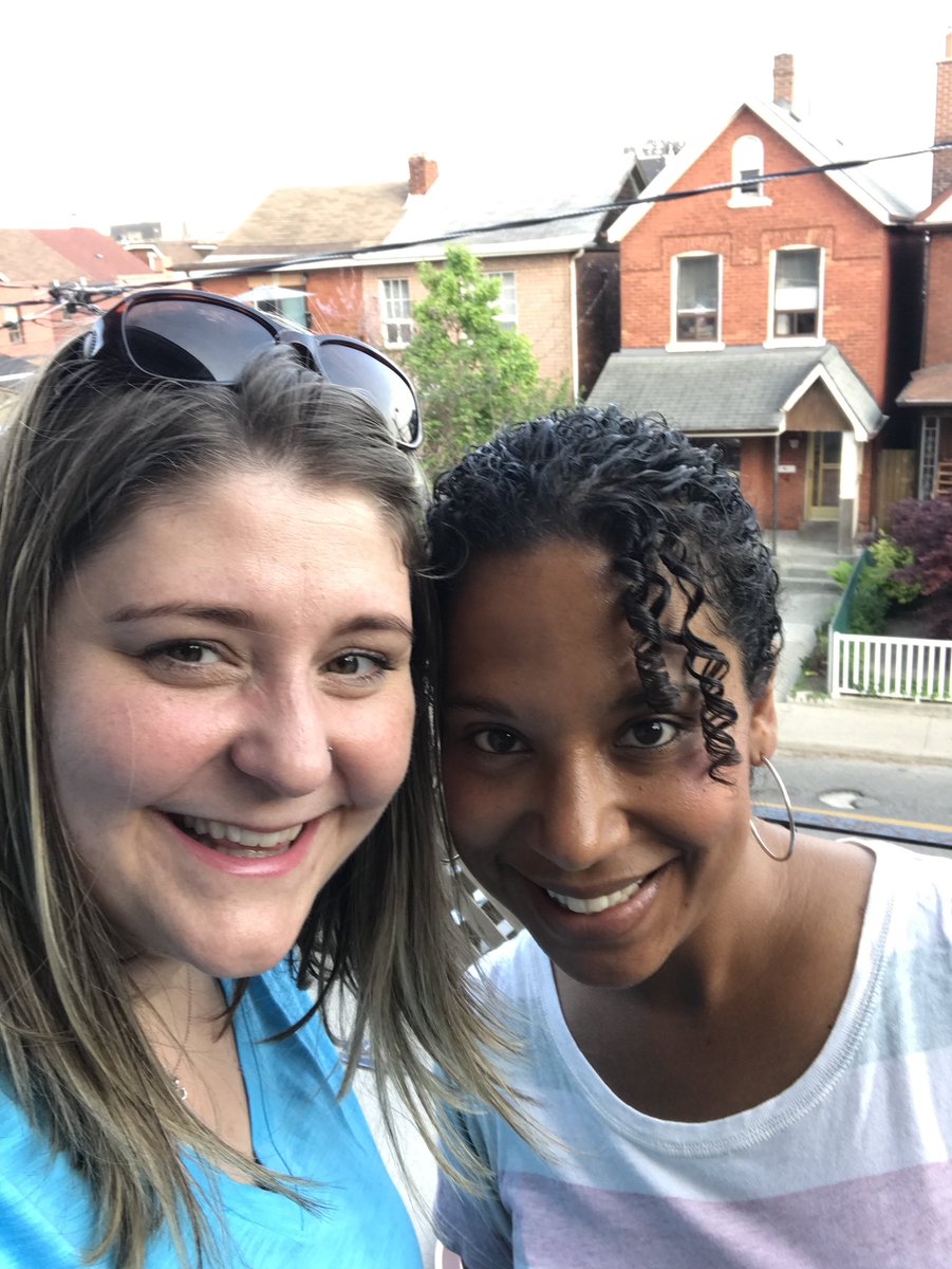 Dinner with my bestie in Little Portugal. TO! Yay!  ❤️