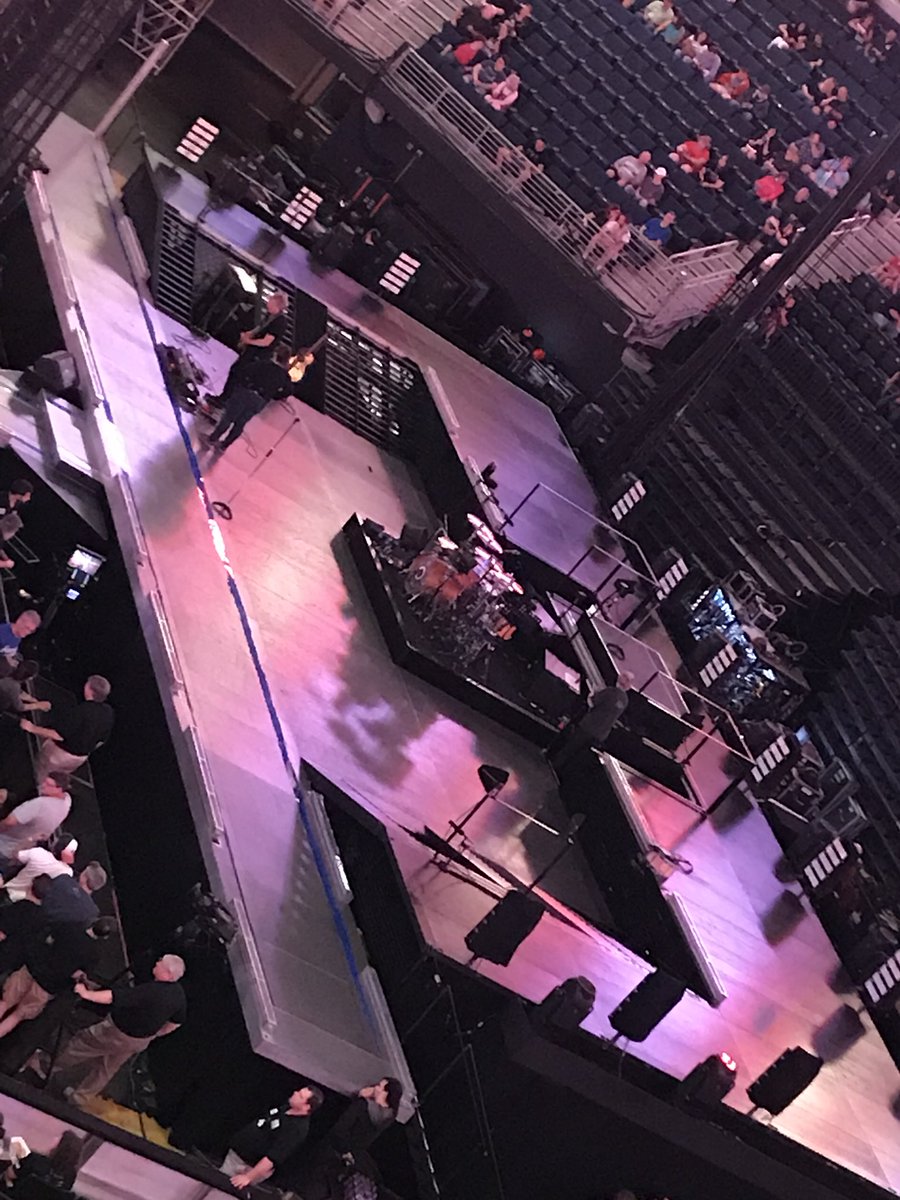 Jason and I waiting on U2 to start.... my Christmas present.... I’m so excited