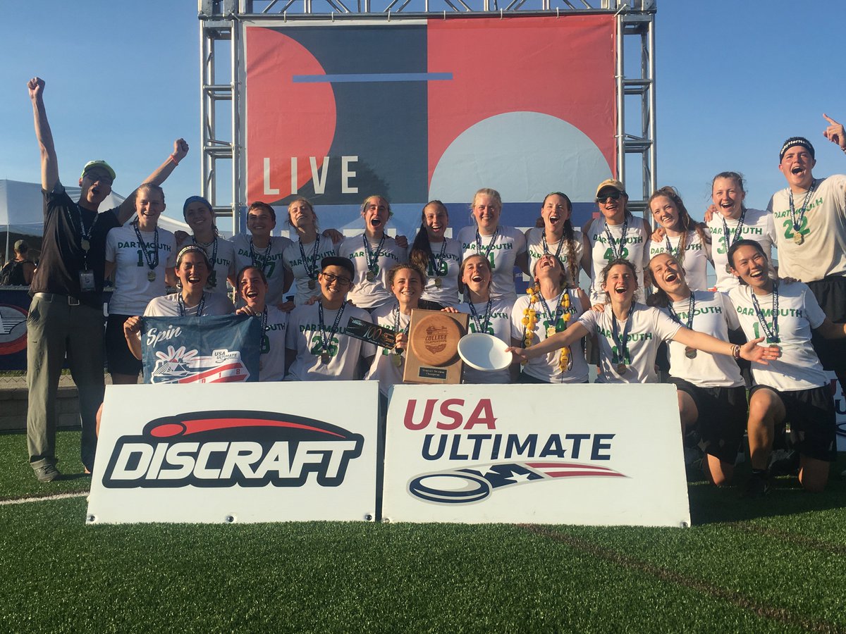 dartmouthulti's tweet photo. Up&amp;up&amp;up&amp;up 2018 Natties Champs!!!!!! https://t.co/67uv6PmeoO