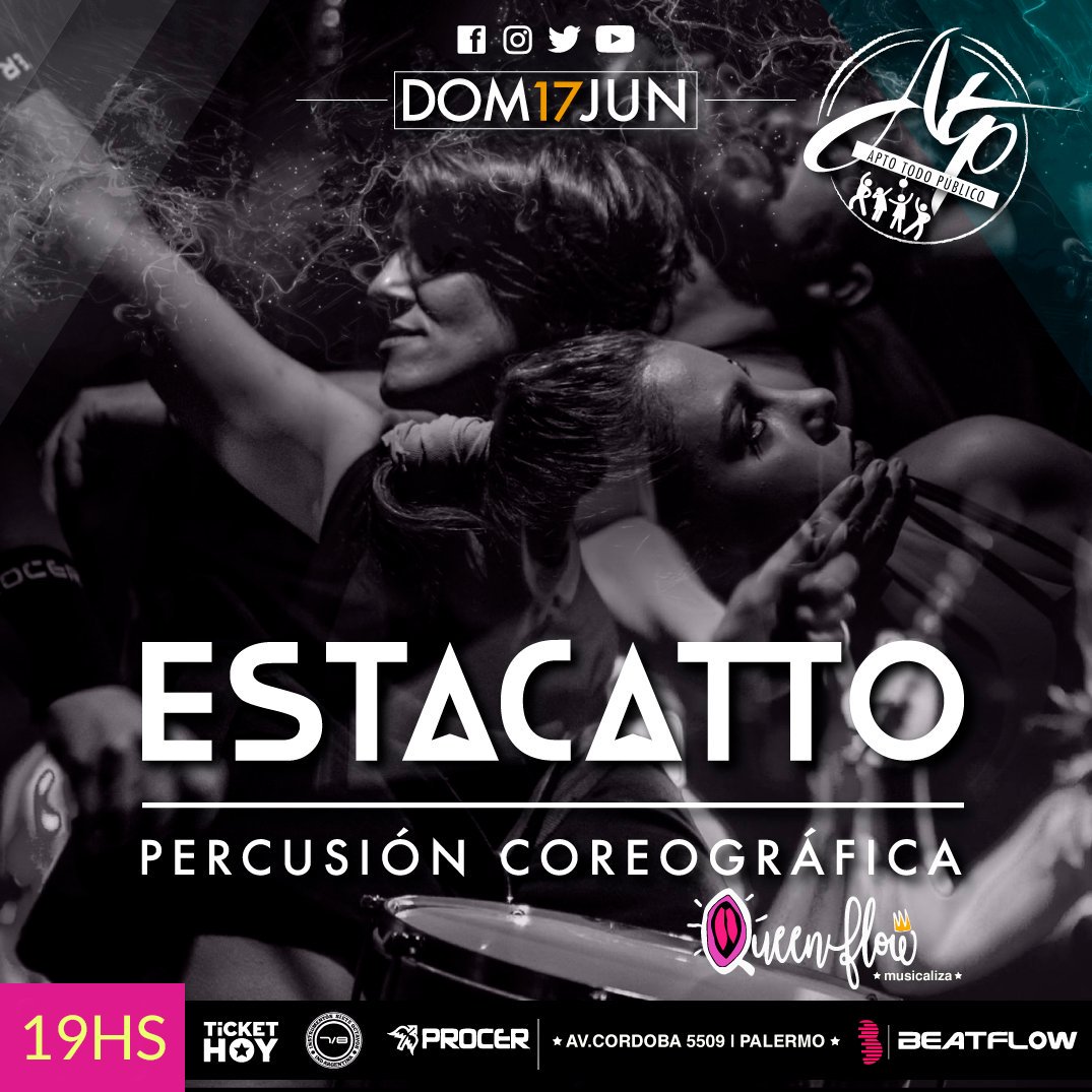 #Estacatto ATP ❤ Para toda la familia! > Domingo 17/6 desde las 19hs en <a href="/beatflowbsas/">Beatflow</a>  (Av.Córdoba 5509) 👉 ¡Tenés que vivirlo!