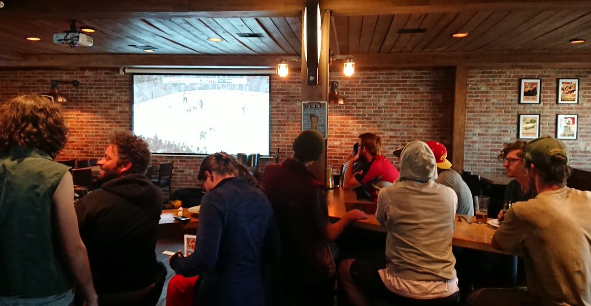 Come down and watch #VegasVsWashington on the big screen in 4K, in stereo. #NHLPlayoffs #StanleyCupFinals