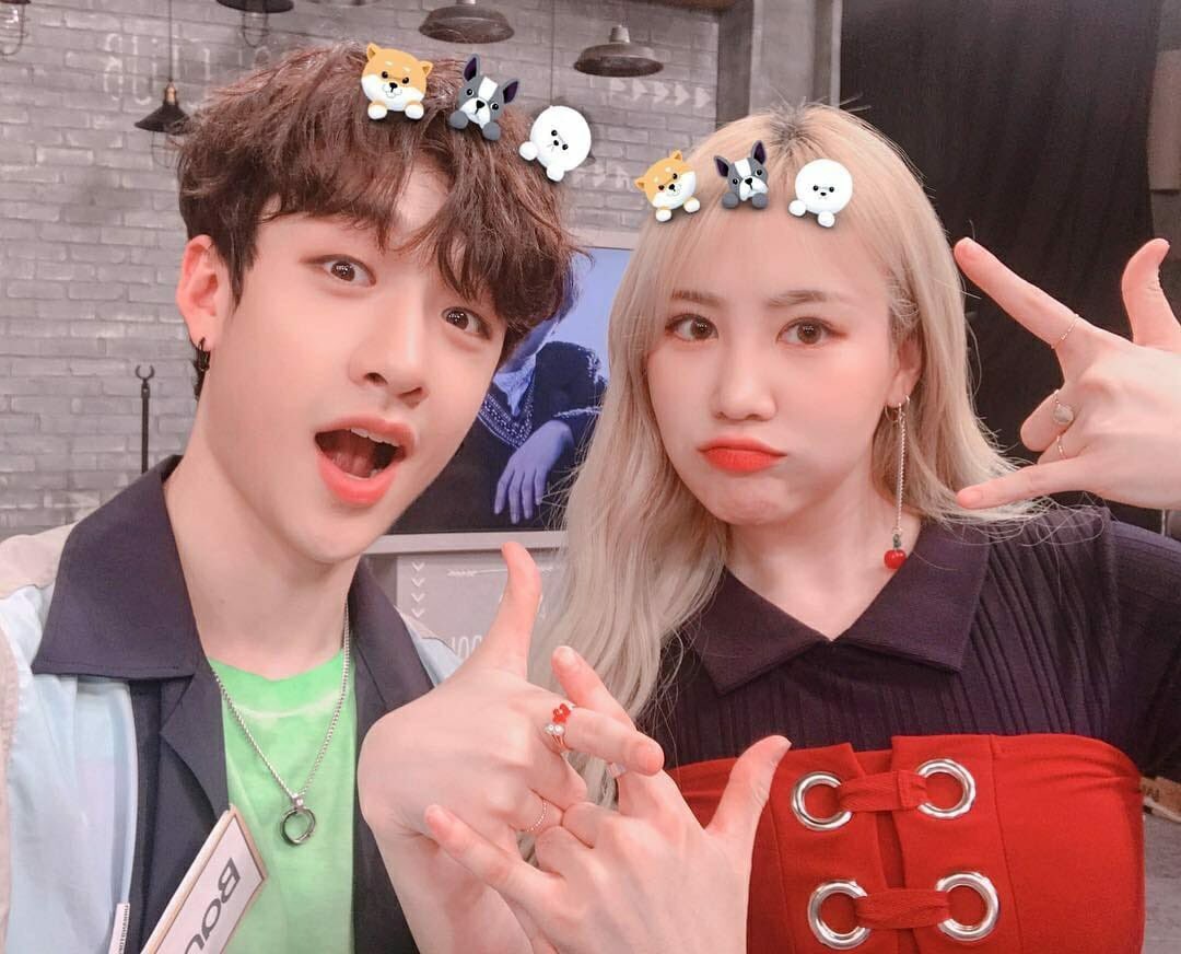 straykidspics's tweet photo. Chan &amp; Jimin — jiminxjamie ig 
#StrayKids https://t.co/361WAycBg7