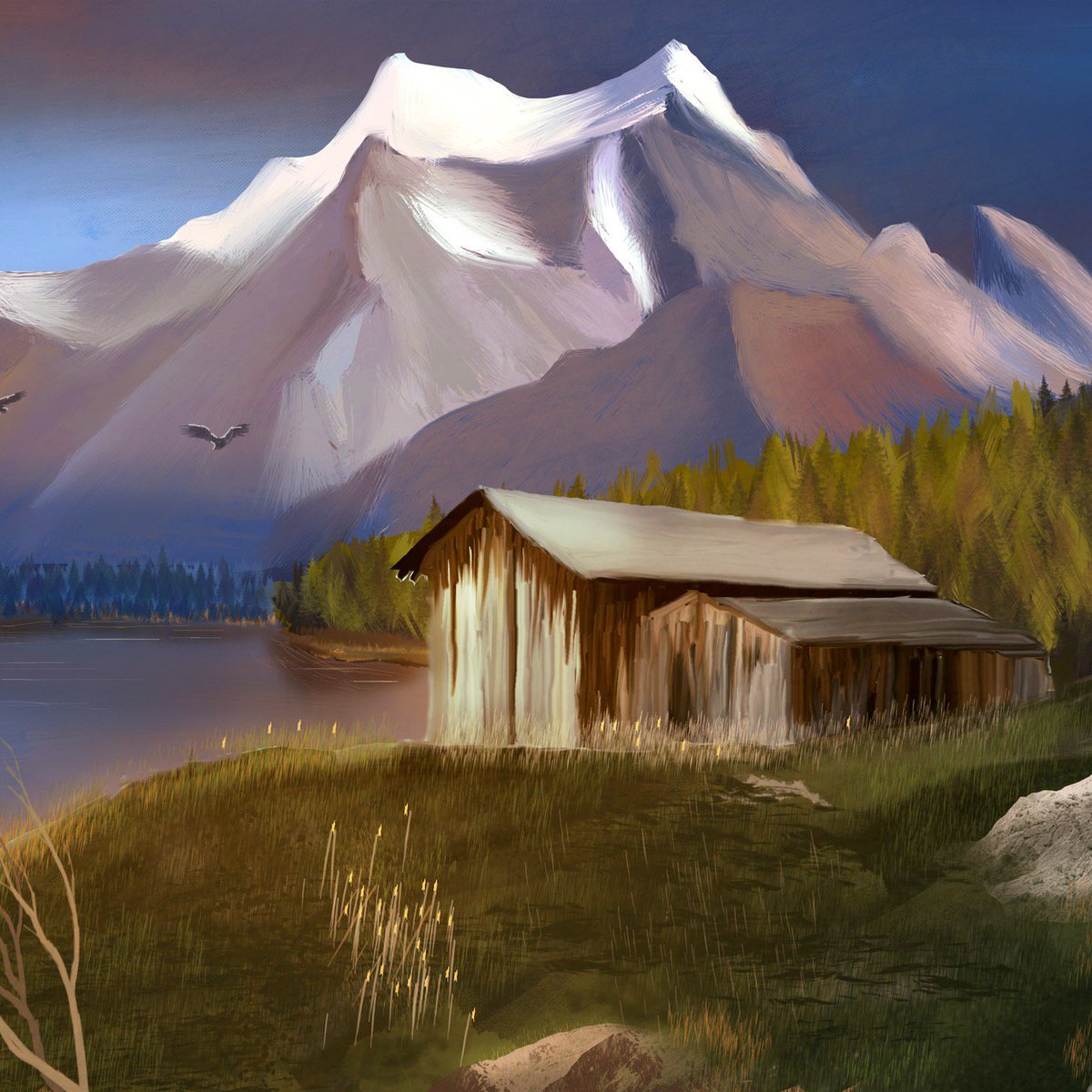 Old Barn #Painting Are you CURIOUS? goo.gl/cPGmmF 
#art #contemporaryart #artwork #Photo #artist #instaart #arte #fineart #modernart #contemporary #artoftheday #interiordesign #Artdeco #BeachHouse #decoration #creative #homedecor #westernmovie #countryside #farn #rural