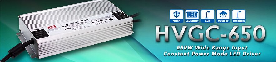 HelenXia11's tweet photo. #NEW #HVGC-650 Series #650W Wide Range Input #Constant Power Mode #LEDDriver https://t.co/7Ki5GcHwm8