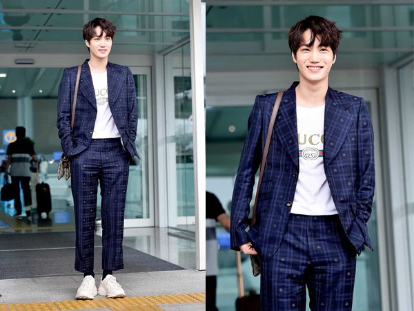 OurPrideKai's tweet photo. 엑소 카이, 구찌 2019 크루즈 패션쇼 참석 위해 남프랑스로 출국

인간구찌👑👑

 https://t.co/jakKZpLyn2 @iSTYLE24pinkat #Snapp https://t.co/l6OeG5UqjE