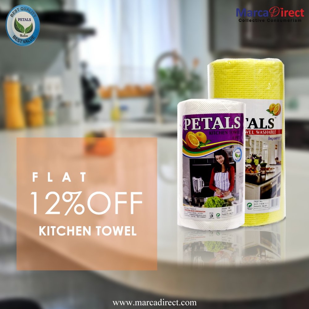 marca_direct's tweet photo. Buy Petals Kitchen Towel Washable Online and Get Flat 12% OFF exclusively at Marca Direct.
Shop now>>>https://t.co/fsIRqvrRNA
#Petals #Napkins #Tissue #BestPrice #Discount #MarcaDirect https://t.co/Bit9MiE1V5