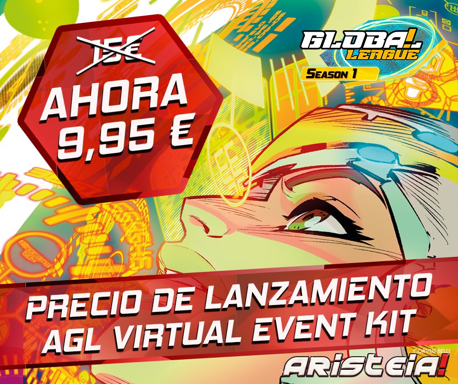 ¡Eh! ¿Porqué no organizar un torneo Aristeia con tus amigos?
¡Nuevo Virtual Event Kit!
¡Precio especial de lanzamiento: 9,95€! (Precio normal: 14,95€)
Consíguelo aquí: goo.gl/NUF7iB

#Aristeiathegame #boardgames #juegosdemesa <a href="/AristeiaTheGame/">Aristeia!</a> #AristeiaTG