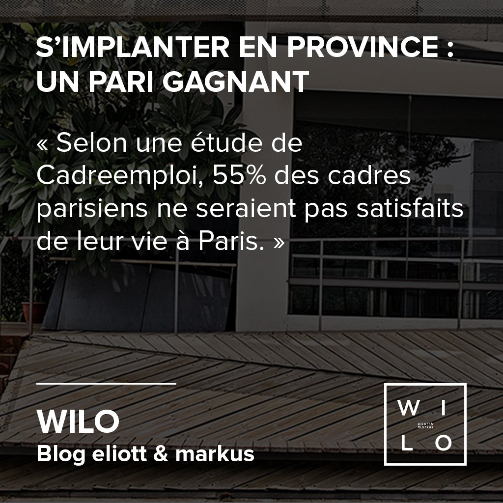 Wilo | Blog e&amp;m – L’#implantation en #province : un choix aux multiples #avantages. #France #Avocats #Cabinetsdavocats #Droit  bit.ly/2wz4SWg