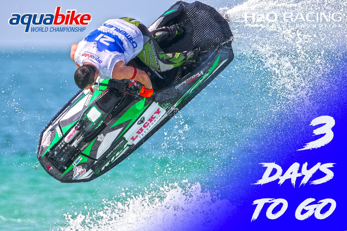 3 DAYS TO GO!! It's time for our riders to show us what they got😉 Olbia get ready to get swished by our sport filled with adrenaline and thrill!! #GPofMEDITERRANEAN we're coming for you!

#aquabike #jetski #round2 #extreme #sport