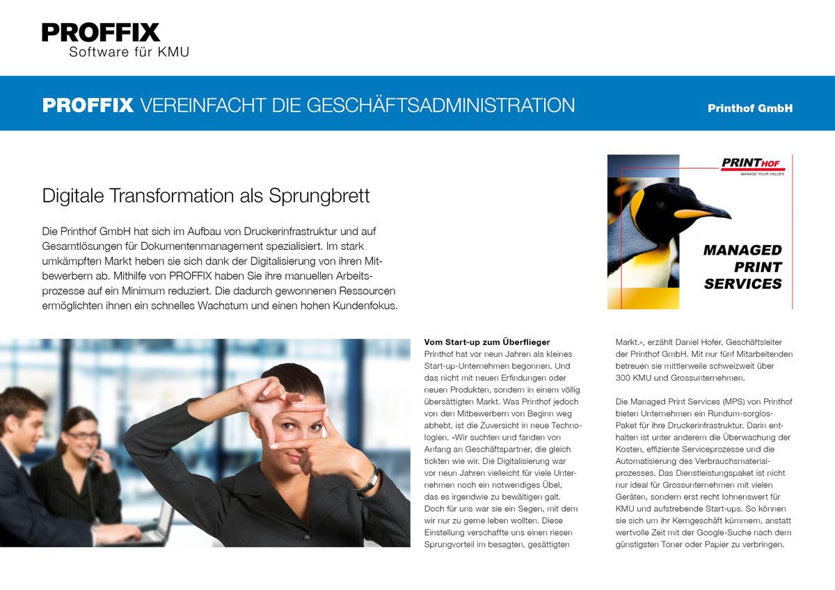 PROFFIX's tweet image. Erfahren Sie hier, wie #PROFFIX #Kunde #Printhof die manuellen #Arbeitsprozesse mithilfe von PROFFIX auf ein Minimum reduziert hat: proffix.net/Portals/0/adam…
#ERP #sucessstory #Automatisation