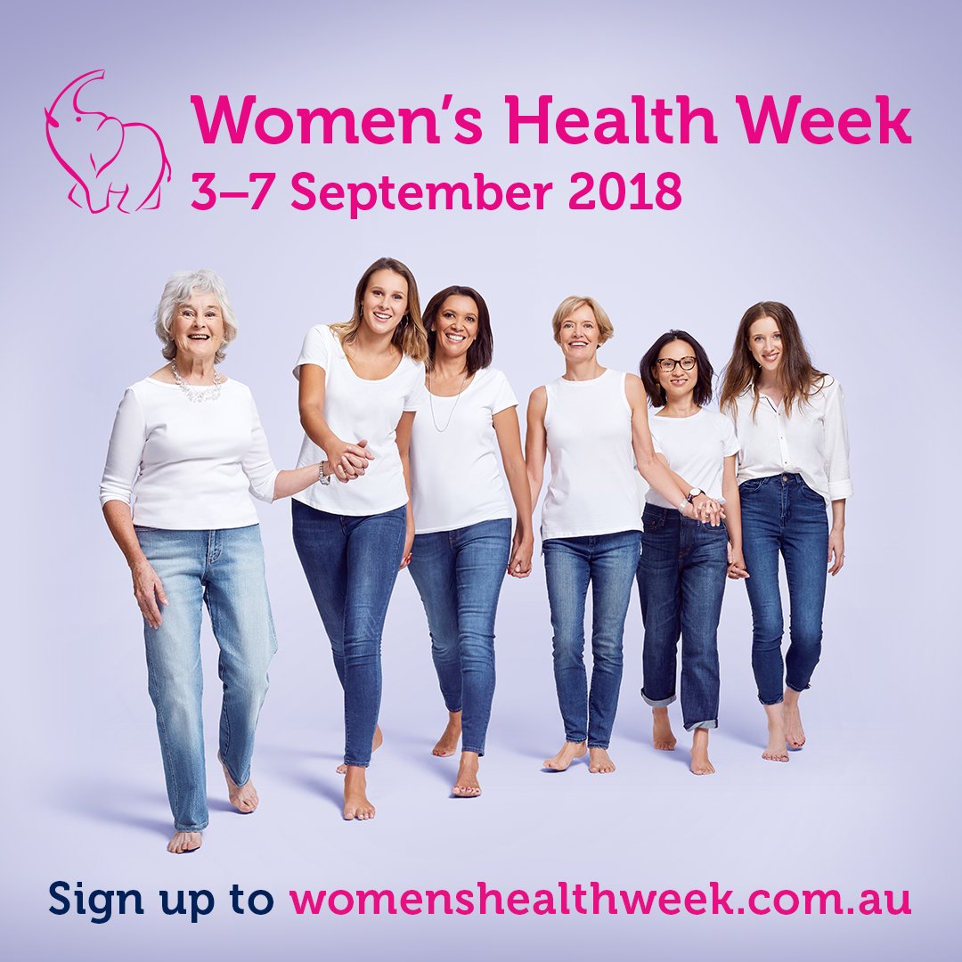 enlivenVic's tweet photo. Have you signed up to be part of @JeanHailes #WomensHealthWeek2018? It Starts next week! Find out how you can be involved and how you can help promote #womenshealth https://t.co/lrKzDpUlSk #WHW18 https://t.co/Yn2BMHyp4x