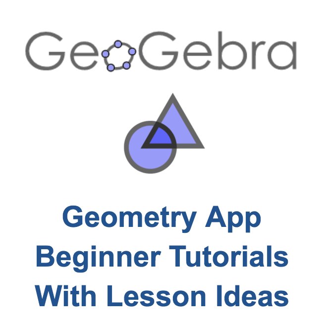 TimBrzezinski's tweet photo. #Math Ts: This @geogebra #Geometry Beginner Tutorial Series = DONE! Come experience, in < 5 min/day, HOW EASY it is to use GeoGebra's tools to effectively engage Ss w/discovering several popular Geometry concepts! https://t.co/vrWRx66Z5B #MTBoS #ITeachMath #MSMath #HSMath #Maths https://t.co/stfVLH2Gj3