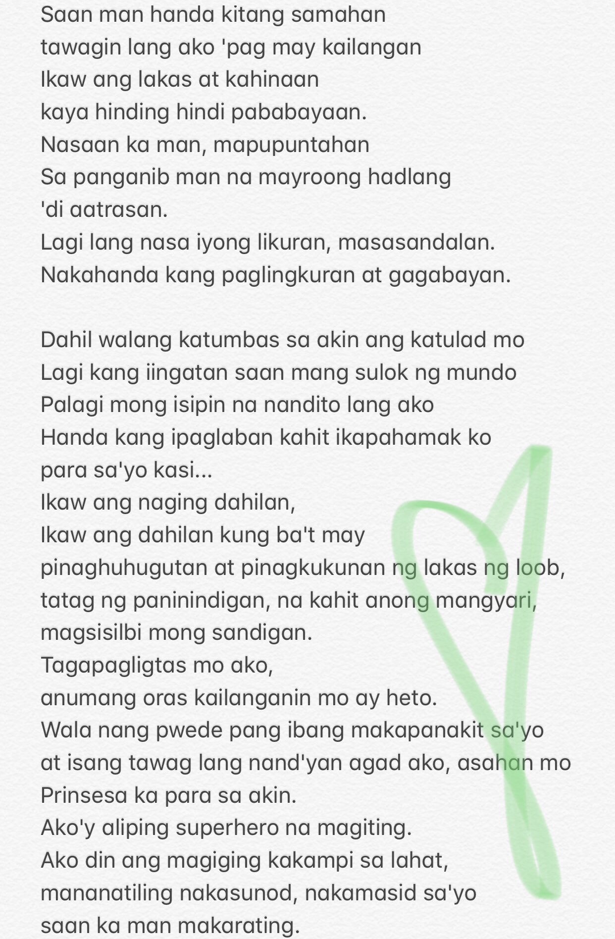 ♡ marie⁷ ✨waiting for 2025 on X: Superhero Mo Lyrics for everyone to  enjoy! 🎶 Nakaka-LSS guys. Galing, @aldenrichards02 and ExB! 🤗  #VictorMagtanggol  / X