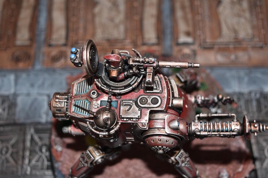 StBasilFish's tweet photo. I entered my #dunecrawler into a painting contest @ the local #Warhammer shop! The shop is holding an online survey to determine the winner. I am Entry #2 & I’d love your consideration for a vote!
https://t.co/UuKYVc1WD9
#adeptusmechanicus #admech #warhammer #paintingwarhammer https://t.co/Hsi9atUmZF