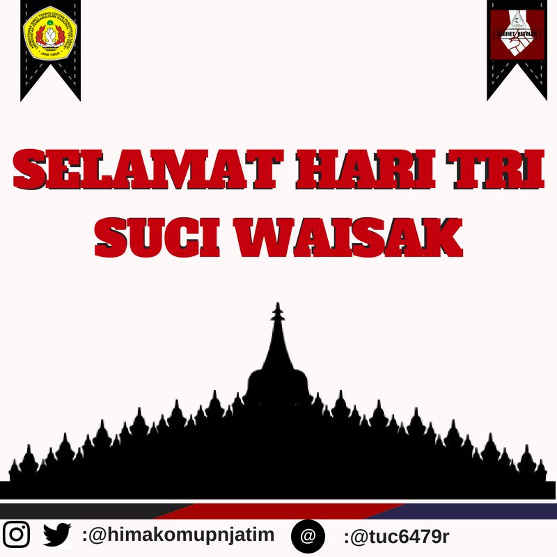 [SELAMAT HARI RAYA WAISAK]
.

Selamat hari Raya Waisak Tahun 2018 bagi commers yang merayakan :-)
Semoga kita bisa meneladani perbuatan baik Sang Budha :-)

#SALAMREVOLUSI 
#KABINETREVOLUSI 
#HIMAKOM2018
