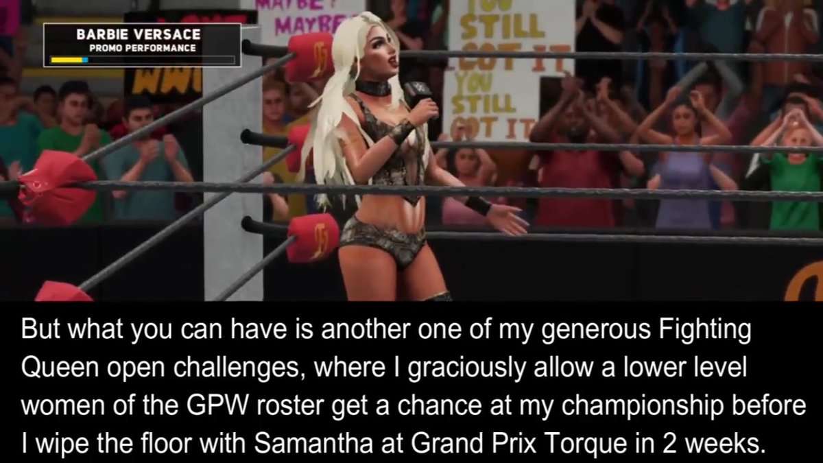 msBrookeVersace's tweet photo. Another day another slay 💅🏻, it’s 3 for 3 baby! Just a little warm up before i wipe the floor with @SamMatuaCAW at Grand Prix #Torque in 2 weeks. @GPW_Live #FightingQueen  #OpenChallenge https://t.co/YfGdnfrK0U