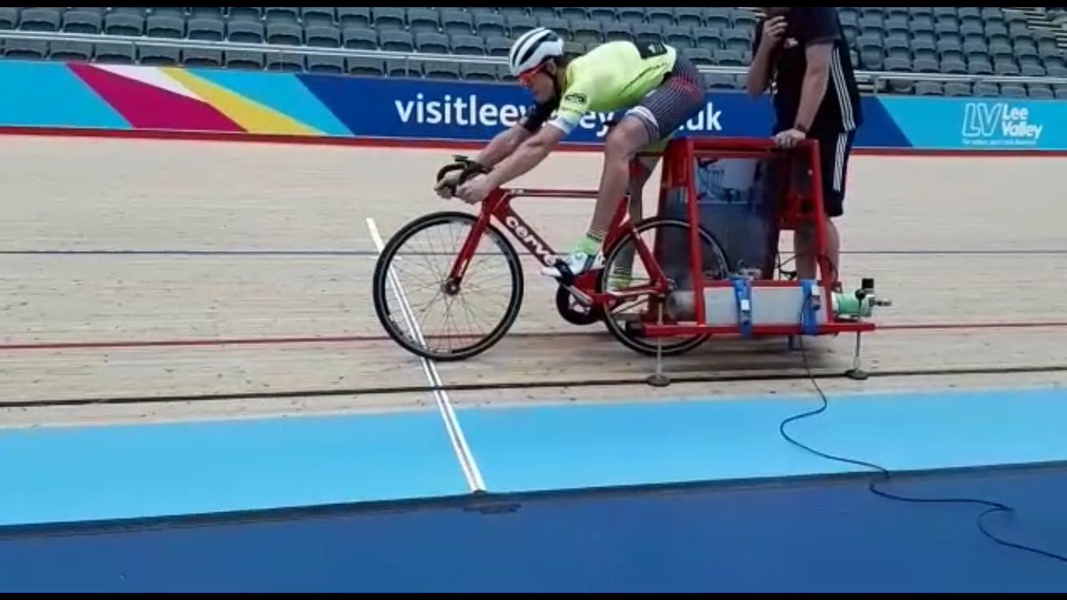 jeanspies's tweet photo. Ready to launch it into today like.... #excitement #starts #trackcyclist #startgate #work #lovemyjob #blessed #thankyou #asporteyewear #powertap #tapintopower #cyclenation #velusso #onit #spies https://t.co/cQB4n1huVo