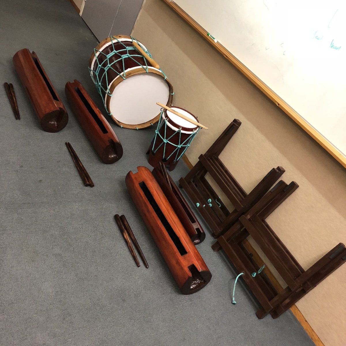 teachlaumusic's tweet photo. Cannot wait to make learning more authentic for some of my music learners with these new bad boys. #edchatnz #polydrums #newtoys https://t.co/lzFMODdHvO