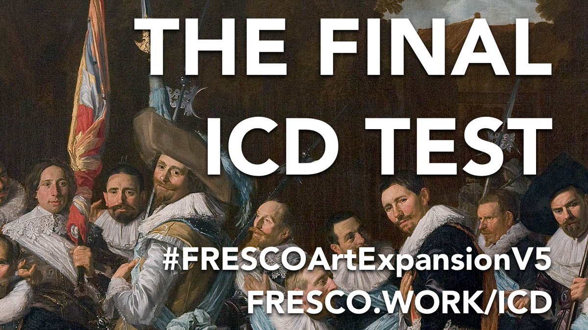 FRESCO_NETWORK's tweet photo. https://t.co/MPSy7eikzo
FRESCO ICD Test V5 - The Art Expansion will be the last ICD test!

We bring the art world and the world closer with this #FRESCOArtExpansionV5!

Tell your artist &amp; art school &amp; art professional friends that they can come get FRES after passing the test! https://t.co/H39eB4KPHR