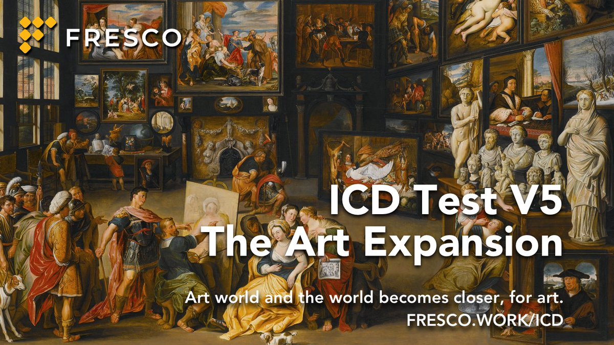 FRESCO_NETWORK's tweet photo. https://t.co/MPSy7eikzo
FRESCO ICD Test V5 - The Art Expansion will be the last ICD test!

We bring the art world and the world closer with this #FRESCOArtExpansionV5!

Tell your artist &amp; art school &amp; art professional friends that they can come get FRES after passing the test! https://t.co/H39eB4KPHR