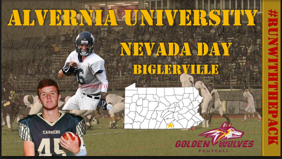 AlverniaFB's tweet photo. What a day of sports in πand π! Can't wait to get these guys on the field and have some π games like that! #runwiththepack #Sept1 @C__money53 @Adam_Loehr22 #nevada #alexallen https://t.co/eCZV2EwbR8
