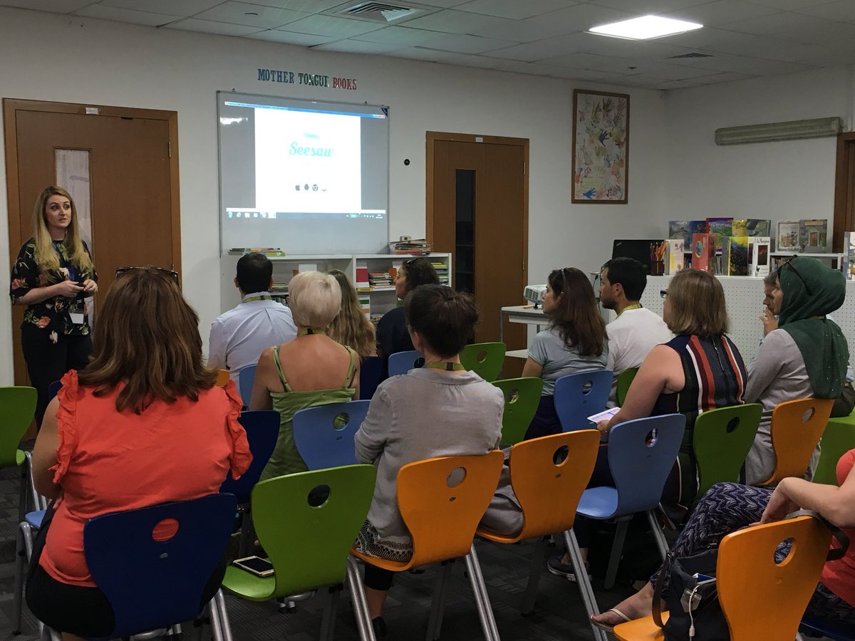 GISPYPC's tweet image. Our amazing Seesaw ambassador Jane Gaughan leads an informative session for parents. We are encouraging all parents to get on board and sign up @GCSchoolDubai @GCSPYPG5 @MrJamiePlunkett @GCSPRIMARYHOP @Jane_Gaughan #behappybegcs #seesawjourney @Seesaw