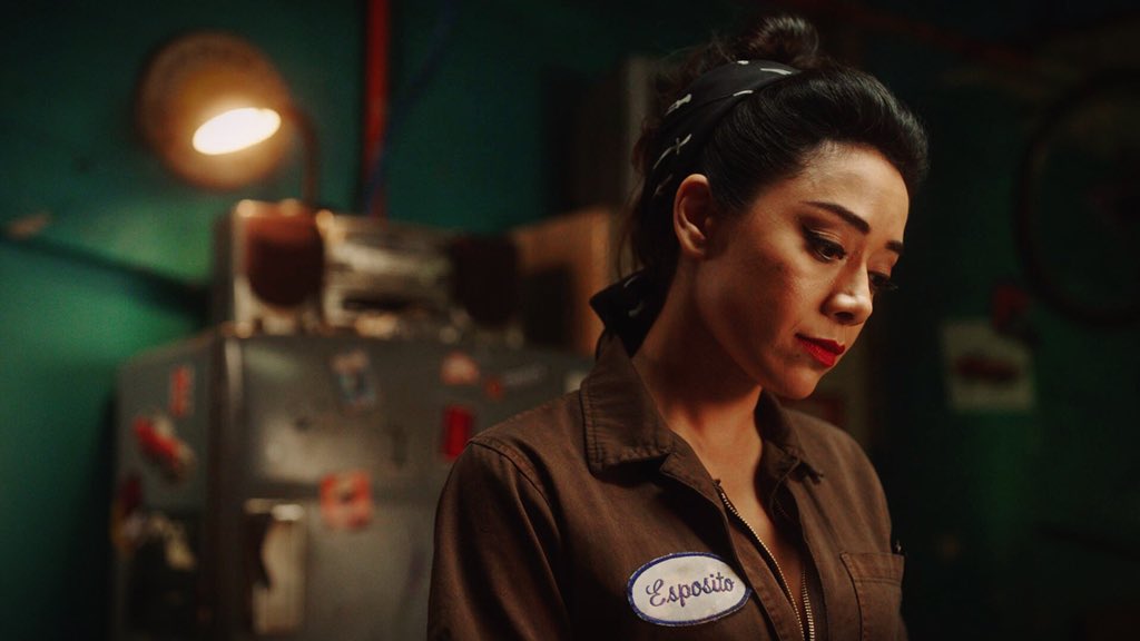 Ildymojo's tweet photo. And Ella as a bad ass chop shop babe. :) #Lucifer https://t.co/0ZKXHTqVUi
