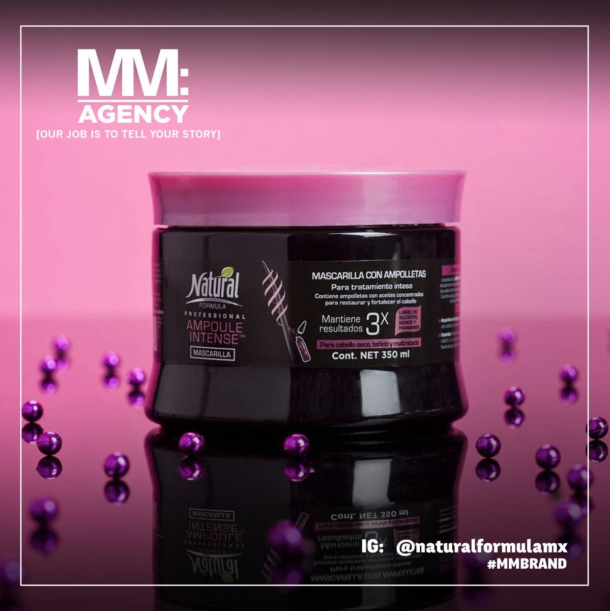 MMAgency_'s tweet photo. Las micro-ampolletas de la mascarilla Ampoule Intense son parte de la tecnología desarrollada por #naturalformulamx, esta tecnología protege cada parte de tu cabello. 😍 https://t.co/2DjPLQvU4X