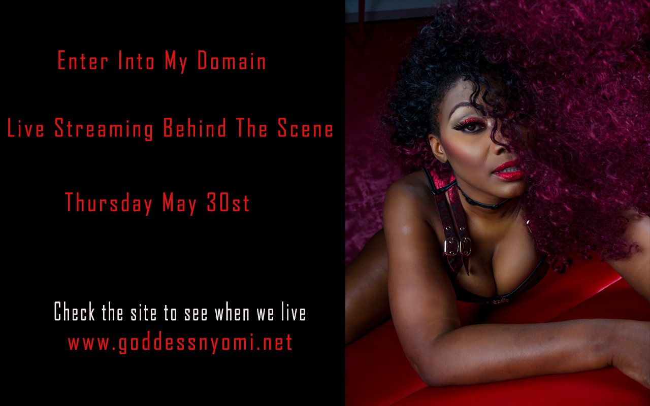 To kick off the Sexy Summer Months I will be streaming live BTS Check out my site to see when I'm live https://t.co/qqANwAGL3P All summer long! Get Ready!! #goddessnyomi #nyomibanxxx #cam #vintagebeauty #bts #eroticdomination #pornstarwifeymaterial https://t.co/XydeS86Ymj