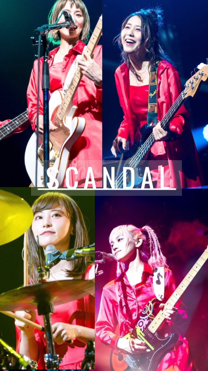 Yuka ついにhoneyのライブ画像が大量解禁ということで壁紙作りました Scandal Honey Scandal 良いなと思ったらrt