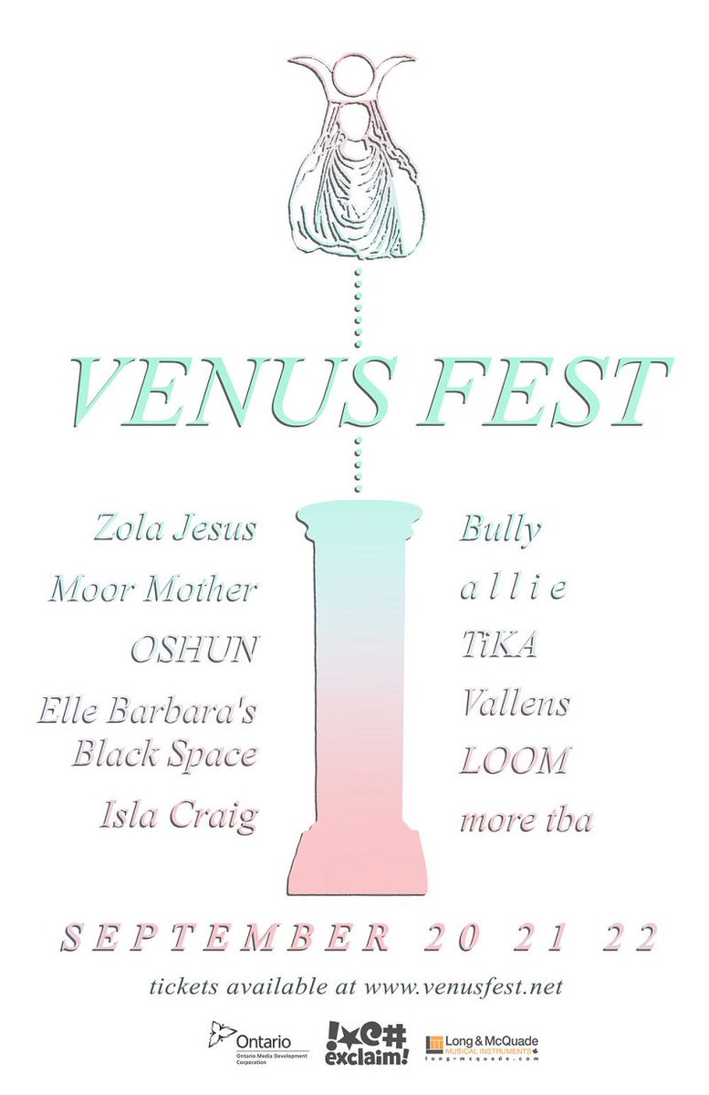 spillmagazine's tweet photo. SPILL NEWS: VENUS FEST ANNOUNCES PROGRAMMING FEATURING ZOLA JESUS, MOOR MOTHER, BULLY AND MORE
https://t.co/aFw7hHNZSX
#allie #bully #ellebarbarasblackspace #islacraig #loom #moormother #oshun #tika #vallens #zolajesus #modclub #operahouse #toronto https://t.co/I5mhckSKoI