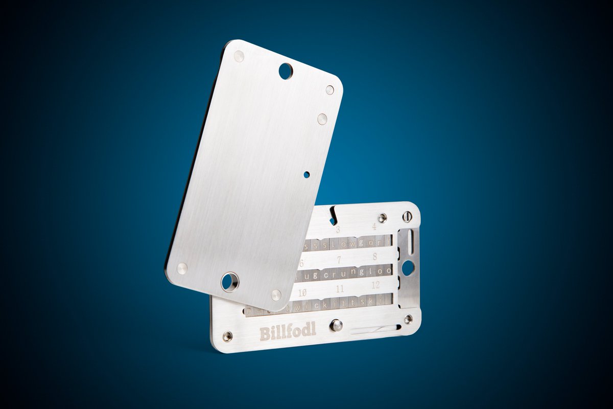 We're happy to announce we'll be stocking the <a href="/Billfodl_Wallet/">PrivacyPros.io - Billfodl</a>, which will be added to our online store by the end of the week.

Here's a photo of our CEO, Chris, and Martin Davidson, CEO <a href="/BlockchainCTR/">Blockchain Centre</a> holding his brand new Billfodl.