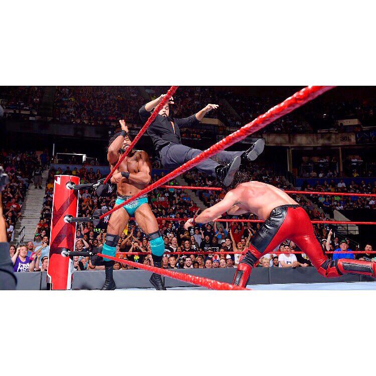 When all you wanted to do was wish Seth Rollins a Happy Birthday.  