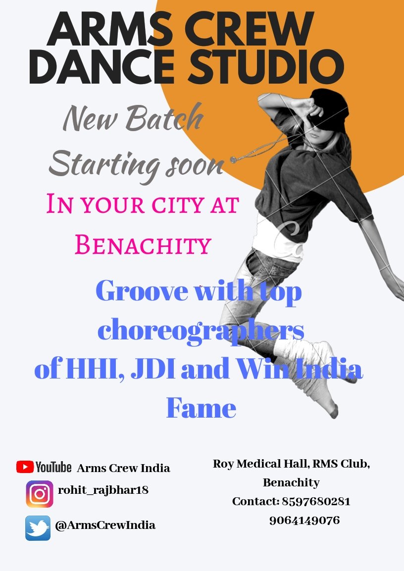 ArmsCrewIndia's tweet photo. #ArmsCrewIndia #ArmsCrewDanceStudio #Dance #Durgapur #Benachity #HHI2018 #WestBengal #UrbanDance #Dance #Hiphop #FRAIRL #IndianDance #ContemporaryDance #HHI #HHIMexico2018 #HHIIndia #Dancers #UrbanHipHop #OldSchool #NewSchool #DanceCrew 
@BrianPuspos @BrianPusposFans 
@JawnHa https://t.co/eCbfa4ZRzZ